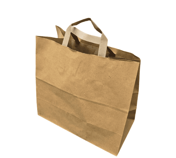 שקית טייק אווי (TAKE AWAYׂׂ) 28/28/15 מארז של 250יח’
