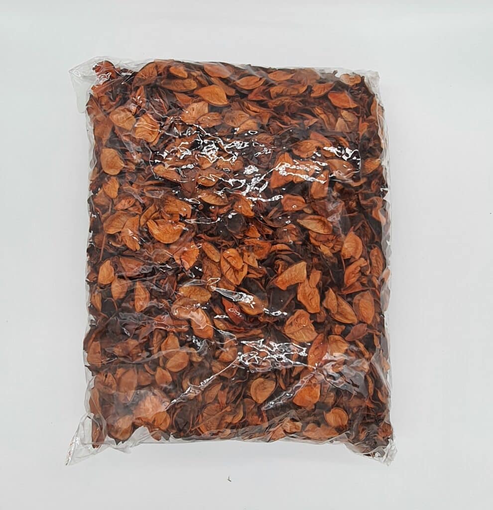 חבילה של 1 קג עלים יבשים צבע ברונזה
