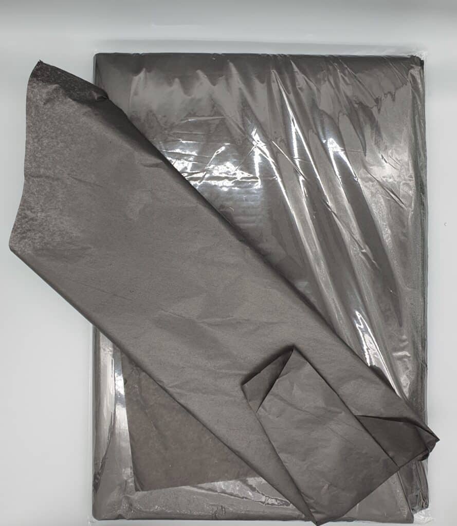 מארז נייר משי בצבע שחור (480יח') גודל 50/70