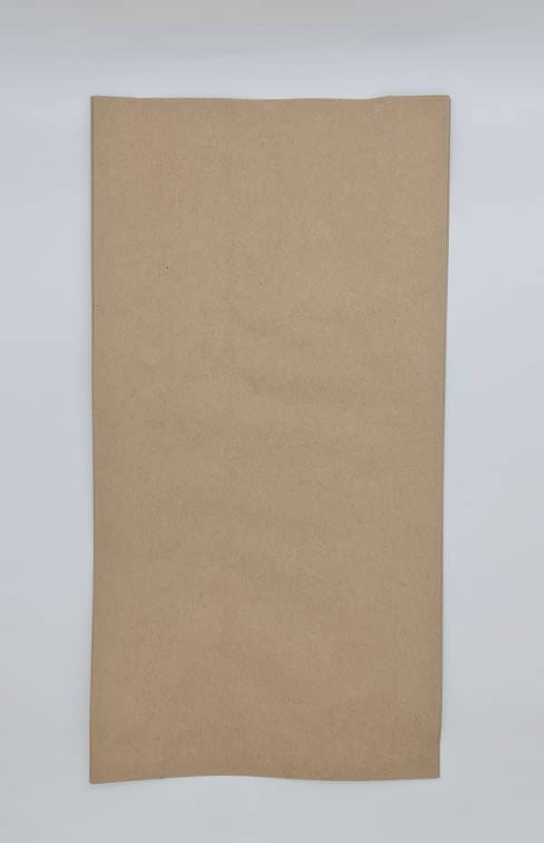 שקית נייר קרפט חום 80גר' גודל 26/50 (500יח') "18"