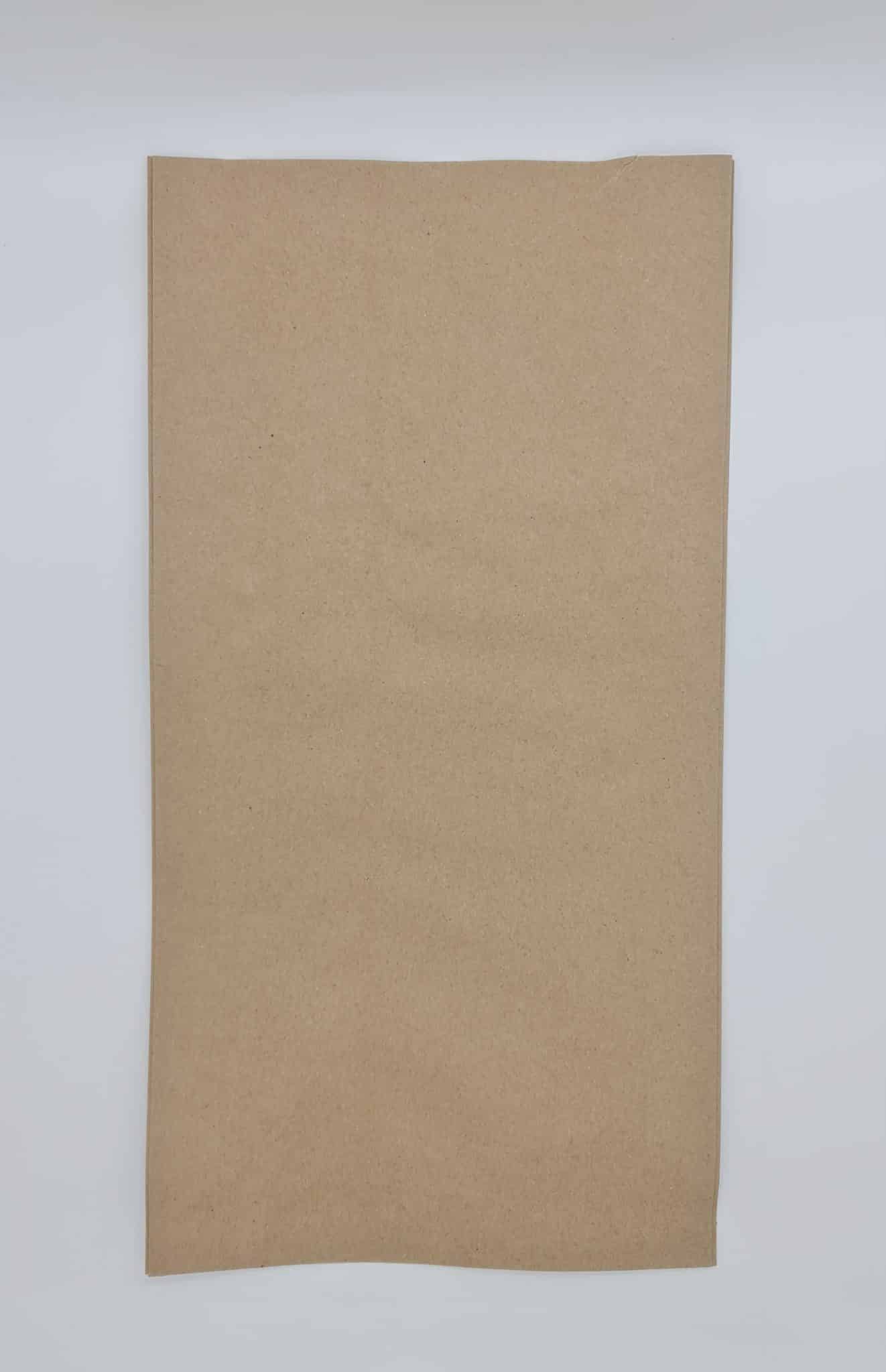 שקית נייר קרפט חום 80גר' גודל 26/50 (500יח') "18"