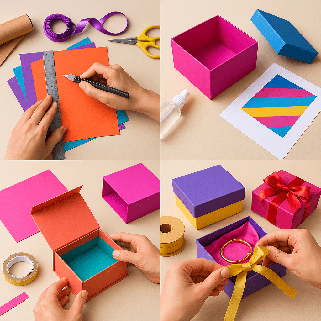 הכנת קופסאת מתנה